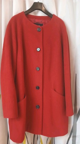 Taifun wollmantel rot - wollmantel, elegant